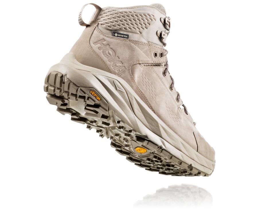 Hiking Boots Mens - Hoka One One Kaha GORE-TEX - Brown - NAFYKUL-86